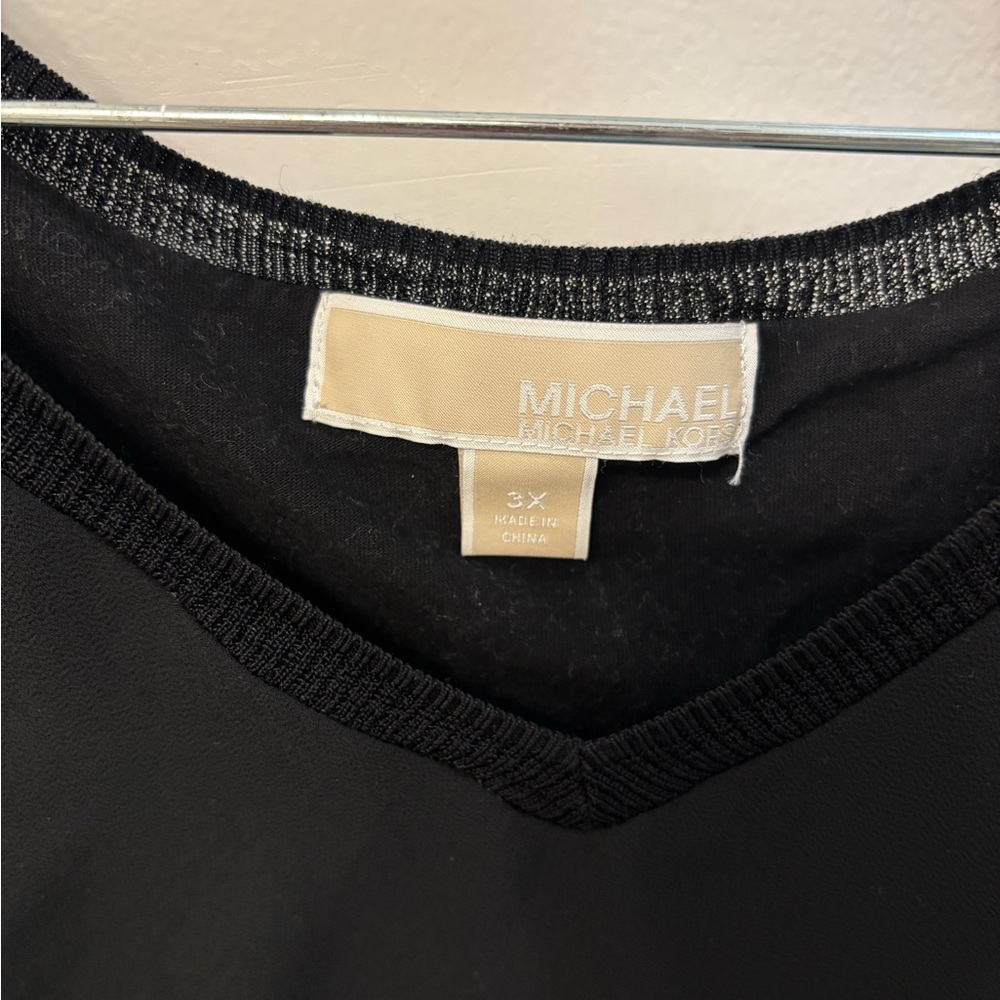 Michael Kors Elegant Black Blouse